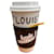 Louis Vuitton TASSE LOUIS MONOGRAM Blanc  ref.581876