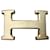 Constance Hermès Fivela de cinto H 5382 Dourado Banhado a ouro  ref.585056