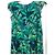 Autre Marque Vestido Indi & Cold Estampado Tropical Viscosa Verde S Multicolor - vista 2