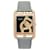 Chaîne d'ancre Hermès Uhr, "Cape Cod Juwelier Ankerkette", Rotgold, cuir. Roségold