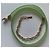 Collana Lalique in Silicone Verde Placcata Oro Argento - vista 13