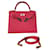 Hermès Kelly 28 Pink Leder  ref.585399