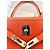 Borsa Hermès Kelly 28 Arancione in Pelle - vista 3