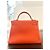 Borsa Hermès Kelly 28 Arancione in Pelle - vista 7