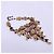 Stanley Hagler Collana Bavaglino in resina viola con rose e perle Beige - vista 7