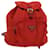 Prada backpack Red Synthetic  ref.585546