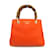 Gucci Bamboo Shopper Orange Leather  ref.585575