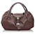 Fendi Brown Spy Leather Handbag Dark brown Pony-style calfskin  ref.585827