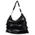Yves Saint Laurent YSL Black Saint Tropez Leather Hobo Bag Pony-style calfskin  ref.585870