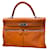 Hermès Kelly Lakis Cuir Orange  ref.586097