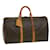 Louis Vuitton Keepall 50 Brown Cloth  ref.586192