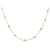 inconnue Gutter necklace in two tones of gold set with diamonds. White gold Yellow gold  ref.586254