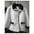Giacca Chanel Bianca e Blu Scuro Bianco  - vista 11