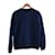 LOUIS VUITTON Monogram Jacquard Crewneck/Sweatshirt/M/Cotton/BLU Blue  ref.586473