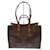 **LOUIS VUITTON / Sacola GM Gigante Monograma On the Go / 2Way Handbag Marrom  ref.586491