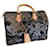 Speedy Louis Vuitton Bolsos de mano Castaño Negro Beige Cuero Paño  ref.586539