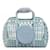 [Occasion] FENDI FF logo panier petit panier sac à main caoutchouc femme bleu clair  ref.586566