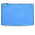 [Usado] Bolsa de embreagem Fendi Selleria couro azul usado logo masculino segunda bolsa bolsa  ref.586580