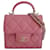 Timeless Chanel klassische rosa Minitasche Pink Leder  ref.586582