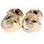 Love CARTIER orecchini di diamanti baby trinità fiore - vista 2