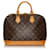 Louis Vuitton Brown Monogram Alma PM Leather Cloth  ref.586842