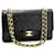 Chanel Double flap Black Leather  ref.587309