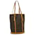 Louis Vuitton Bucket Brown Cloth  ref.587321