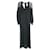 Alexis jumpsuit in black with lace sleeves & bodice Polyester  ref.587395