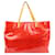 Louis Vuitton XL Red Monogram Vernis Reade GM Tote Bag Leather  ref.587691
