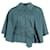 Maison Martin Margiela Belted Cape Top in Teal Cotton Green  ref.588055