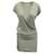Maison Martin Margiela Mini robe portefeuille Maison Margiela en viscose grise Fibre de cellulose  ref.588067