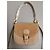 Borsa Coach in pelle martellata e scamosciata beige Marrone Taupe - vista 14