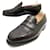JOHN LOBB ZAPATOS MOCASINES LOPEZ 7.5mi 41.5 zapatos de cuero marrón Castaño  ref.588471