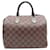 Speedy Louis Vuitton schnelle Handtasche 25 DAMIER EBONY CANVAS N41365 Handtasche Braun Leinwand  ref.588611