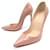 NINE CHRISTIAN LOUBOUTIN SHOES PUMPS SO KATE NUDE LEATHER 39 39.5 Beige Patent leather  ref.588613