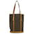 Louis Vuitton Bucket Brown Cloth  ref.588631