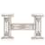 Hermès HERMES H TOUAREG BELT BUCKLE IN STERLING SILVER PM 24MM SILVER BELT BUCKLE Silvery  ref.589000