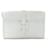Hermès HERMES JIGE ELAN PM HANDBAG IN WHITE LEATHER POUCH + BOX LEATHER BAG  ref.589037