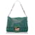 Grand sac à bandoulière Mamma Forever en nubuck vert Fendi Coton Tissu  ref.589211
