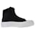 Alexander Mcqueen Sneakers aus schwarzem und weißem Stoff Mehrfarben Leder  ref.589229