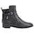 Balenciaga Papier Chelsea Ankle Boots in Black Leather   ref.589278