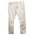 Brunello Cucinelli  Distressed Leisure Fit Pants in White Cotton  ref.589311
