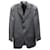 Chaqueta de traje formal Gianni Versace en mezcla de lana negra Negro  ref.589447