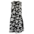 Marni Florales ärmelloses Kleid aus schwarzem Polyamid Nylon  ref.589462