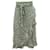 Faithfull The Brand X Anthropologie Celeste Wrap Midi Skirt in Green Rayon  ref.589464