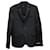 Stella Mc Cartney Stella McCartney Logo Print Blazer Jacket in Black Wool  ref.589496