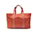 Hermès SAC A MAIN HERMES ACAPULCO MM CABAS EN TOILE & CUIR ORANGE HAND BAG  ref.589558