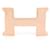 Hermès NEW BELT BUCKLE HERMES CONSTANCE H PM METAL ROSE CHAMPAGNE BUCKLE BELT Pink  ref.589562