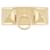 Hermès NOVA FIVELA DE CINTO HERMES RIVAL 24 FIVEL DE CORREIA DE OURO DE METAL DOURADO MM Banhado a ouro  ref.589563