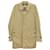 Burberry Concealed Front Car Coat in Light Brown Cotton Gabardine  ref.589631